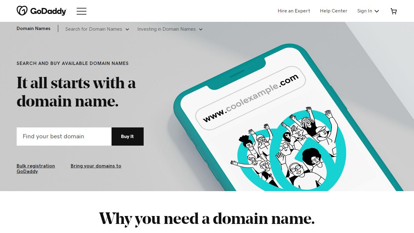 Domain Name Search - Buy and Register Available Domains GoDaddy